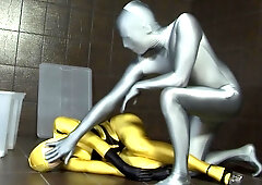 Flexible Gift In Spandex - Watch4Fetish