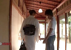 Japan JAV Seductive Babe Gives Blowjob In Advance To A Wild Fuck Session