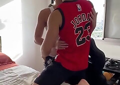 My homie came over to investigate, but I was too naughty. I slept with him.