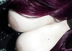 Carnal Tit Play, Breast Massage, Alt Cutie with Large bazookas - Watching Comics (Chimimouryou) - Promo movie scene