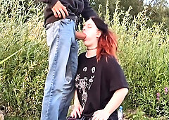 Teen 18+ Trans Blowjob Outdoor 6 Min