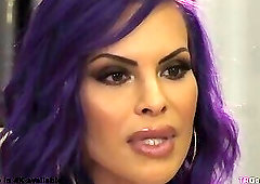 Busty Shemale Boss TS Foxxy Fucked Hard