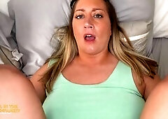 Kymber Leigh stars in a taboo scene with big natural tits and a huge cumshot