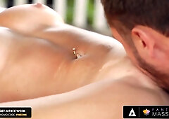 DREAM MASSAGE - 18yo Carolina Sweets Has A Worthy Pounding With Open Throat Facial As A Birthday Gift