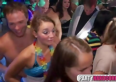 Dirty party girls hungry for cocks