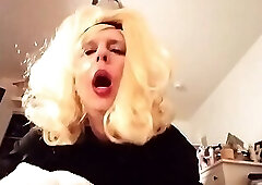 Sissy Crossdresser Annette takes a rough BBC pounding.