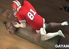 CG ANIME FOOTBALL 10-POUNDER BONKS EBON MAN