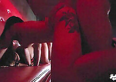 In a swinger, my boyfriend cums on his friend's wife's buttocks