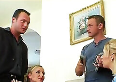 Spicy lesbos use toys to dazzle their juicy vags in hardcore