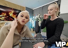 Vip4k. nailed a hot blond in a three-way, her boyfriend was cuckolding
