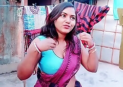 Desi village girl gets her first outdoor experience on video