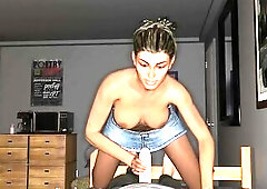 My Roommate-Latin babe Teen Cory Gets Screwed Hard
