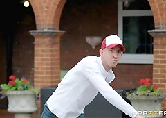 Lecherous busty milf Ryan Keely in Water Balloon Charity Fuck video