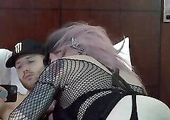 Goth Sissy Jade Madison Deepthroating Dick - Compilation 8