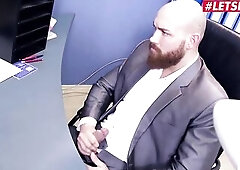 LETSDOEIT - German Boss Gets Hard For His Secretary