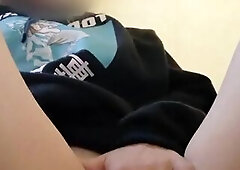 Sneaky Masturbation in Hero Academia Hoodie