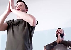 Markus Kage instructs Thyle Knoxx on taking it from behind