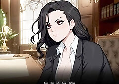 Amateur sissy crossdresser enjoys a good time in the office