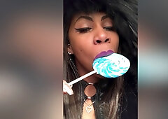 Sugar Baby - Asmr - Sucking Licking Moaning - Leather Jacket - Ebonylovers