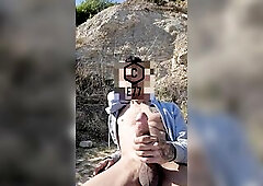 Playing with my large ramrod