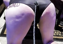 Drubbing this sissy whore!