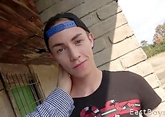 In the car with Nick Danner for a steamy handjob session