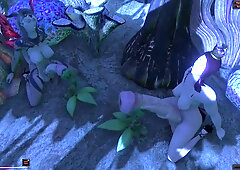 Wish Grounds [ FUTA MANGA PORN Game ] Ep.two desire hermaphroditism THREEWAY under monstrous mushroom