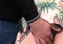 Strange Perv Fingered MILF in Subway