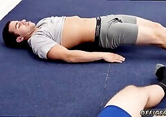 Horny straight men go wild as they strip from their rubber hoods - Gay sex fest with sexy young hetero studs