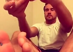 Gay beach, beach feet, gay foot fetish