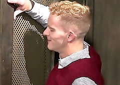 Reverend Reece Scott fucking altar boy Dylan Tides from behind