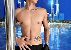 Sexy Latino Boy with Big Cock Gets Sensual Handjob