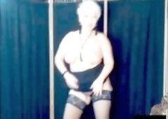 Sexy dance, mature women, big ass mom