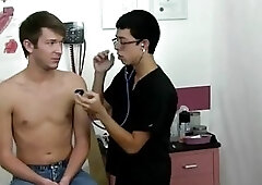 Gay doctor seduces a patient with a long sensual blowjob