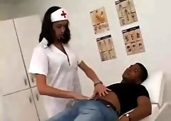 This latina nurse does her job well
