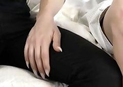 Hot TS Superstar Casey Kisses intense anal sex with bf