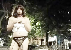 Sissy Flashes Pants in Public