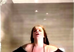 Polyakova Big Natural Tits On Glass.