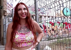 Redhead Teen 18+ Yuno Love Pickup For Rough Casting