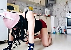 Witness the domination of a submissive sissy