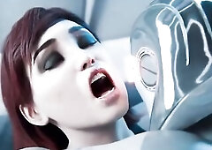 Large melons and penis clash in raw coarse play