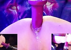 coarse squirt fuels endless cum inside constricted butt