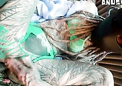 I show myself off with hot underware set and a avid creepy military mask for contrast, Even like this I get your cock hard str8 and u don't waste