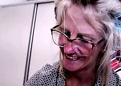 slim real 67 years old granny squirting by coarse fingering and gets unfathomable anal fist banged by her large ebony knob toyboy