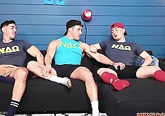 Sexy threesome with Kyle Fletcher Masyn Thorne and Nico Coopa