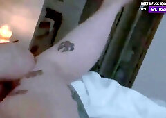 BBW Tranny Sucks And Gets Fucked