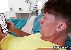 Breasty blond mother i'd like to fuck desires surprise anal