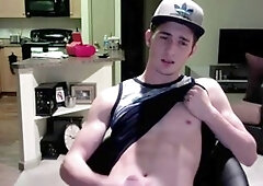 stroking His prick In His apartment