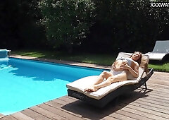 Admirable Mia and Mia's very hot blonde smut