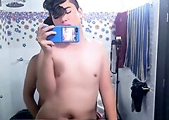 Gay sissy, femboy anal, cums inside